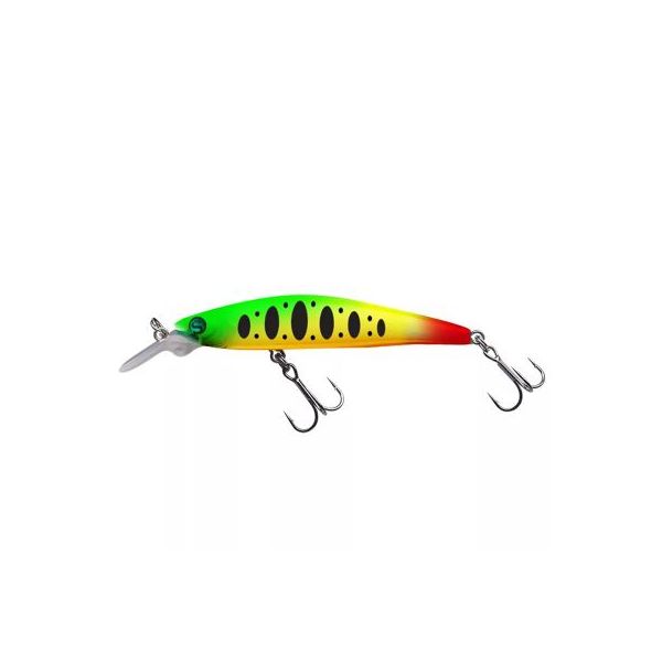 

Воблер Sprut Anko Minnow 85SP PPJ1, Зеленый;желтый;красный, Anko