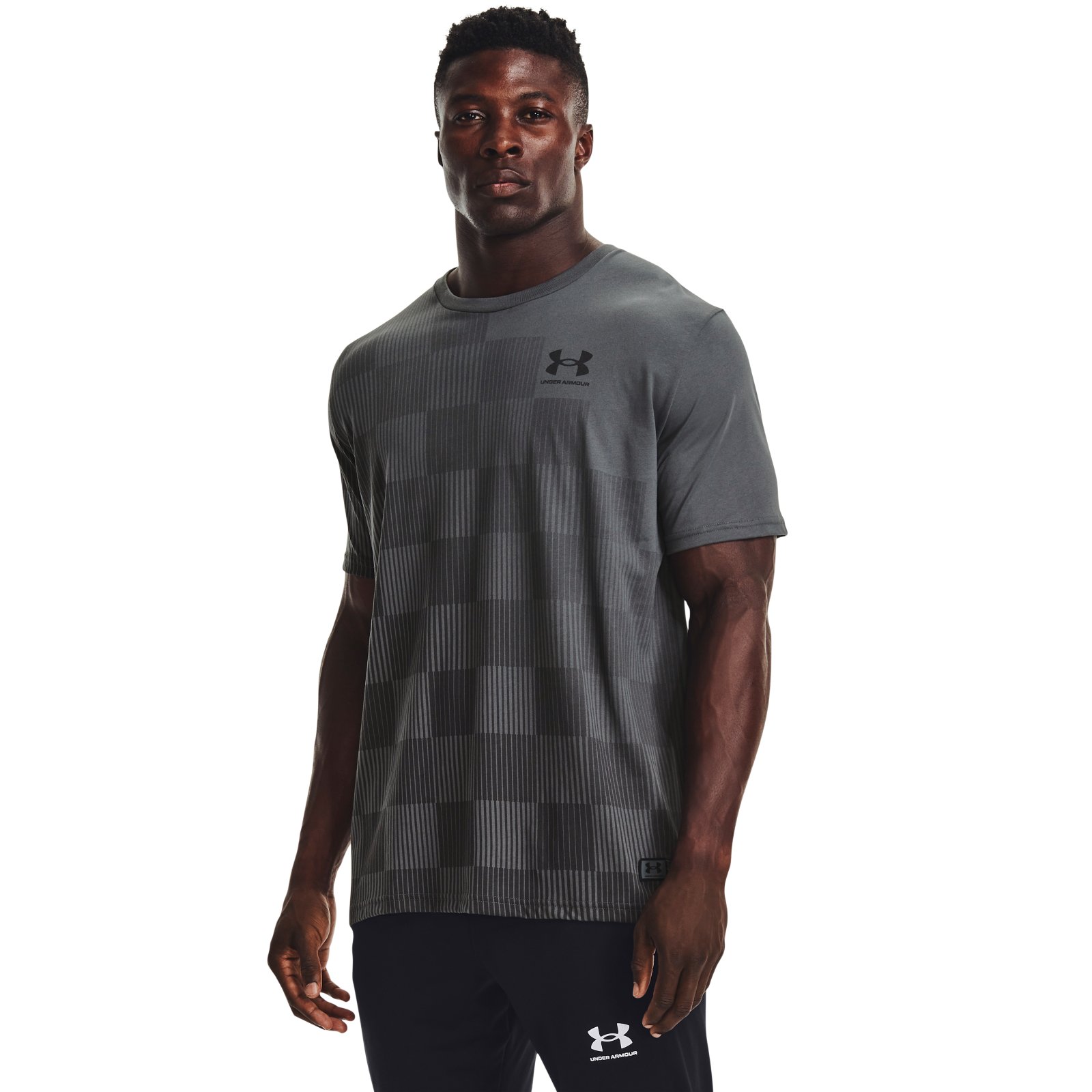 фото Футболка мужская under armour 1368375 серая 50 ru