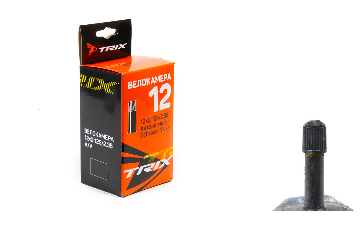 Велосипедная камера TRIX 12х 2.125/2.35 AV