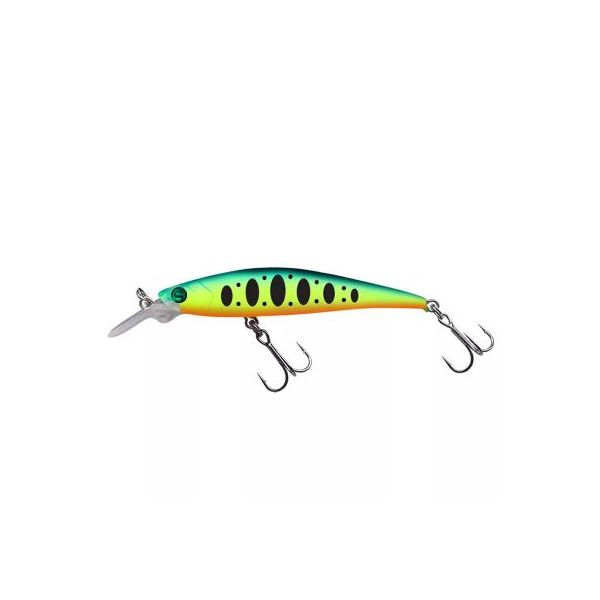 

Воблер Sprut Anko Minnow 65SP FBTR, Зеленый;желтый;красный, Anko