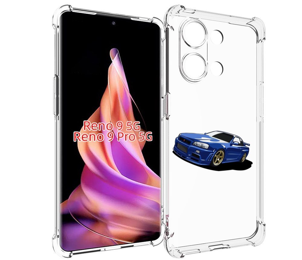 

Чехол MyPads Джитиэр для Oppo Reno 9/Reno 9 Pro, Прозрачный, Tocco