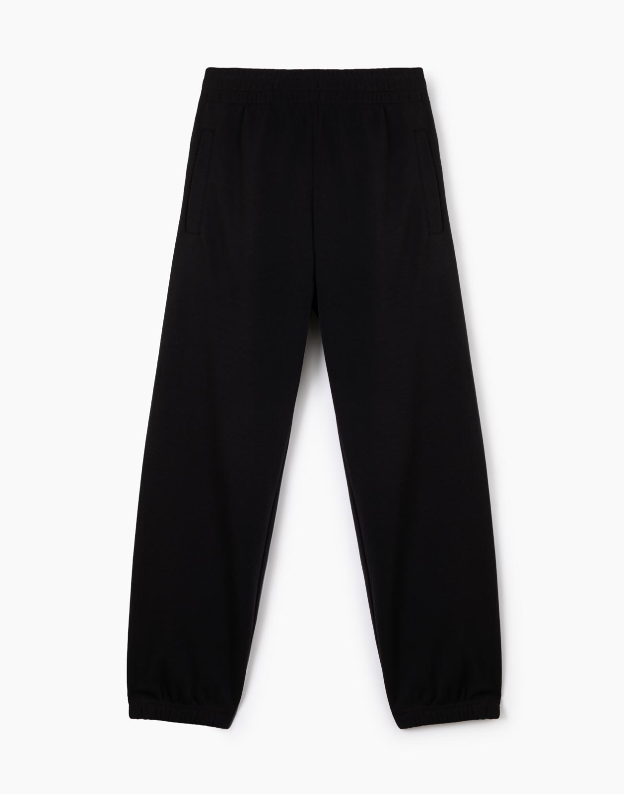 Чёрные спортивные брюки Jogger oversize для мальчика р.140