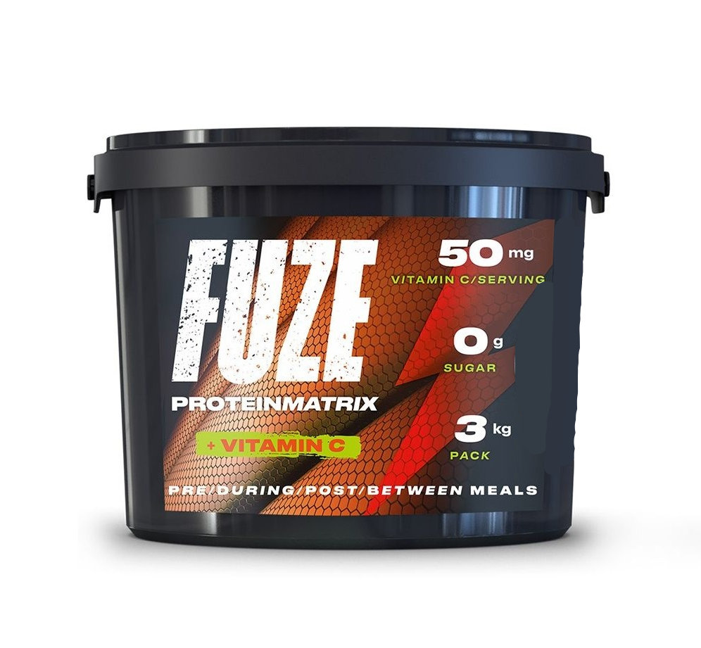 Питание спортивное Fuze Protein Matrix с витамином С, вкус молочного шоколада, ведро, 3 кг