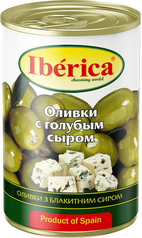 

Оливки Iberica с голубым сыром, 300 г