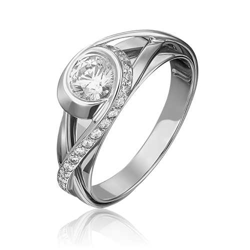 

Кольцо из золота р. 16,5 PLATINA jewelry 01-5420-00-501-1120-38, фианит, 01-5420-00-501-1120-38