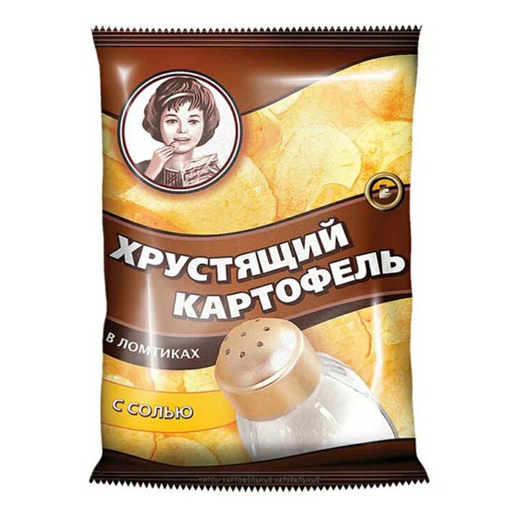 Чипсы Хрустящий картофель с солью 40 г