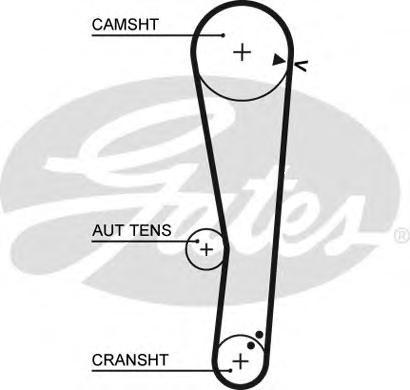 Ремень Грм Hyundai Accent/Getz 1.3-1.5L <=2005 110З. Gates 5568Xs