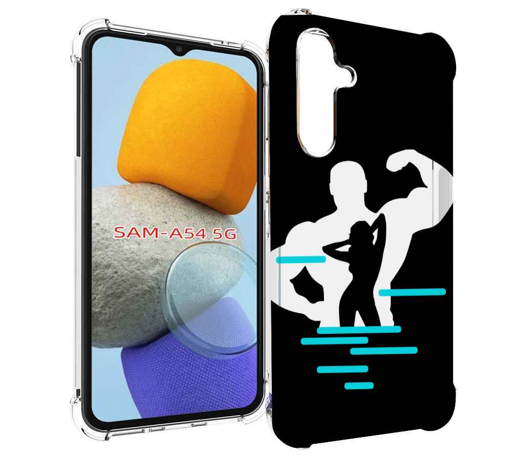 

Чехол MyPads фитнес-тренировка для Samsung Galaxy A54, Tocco
