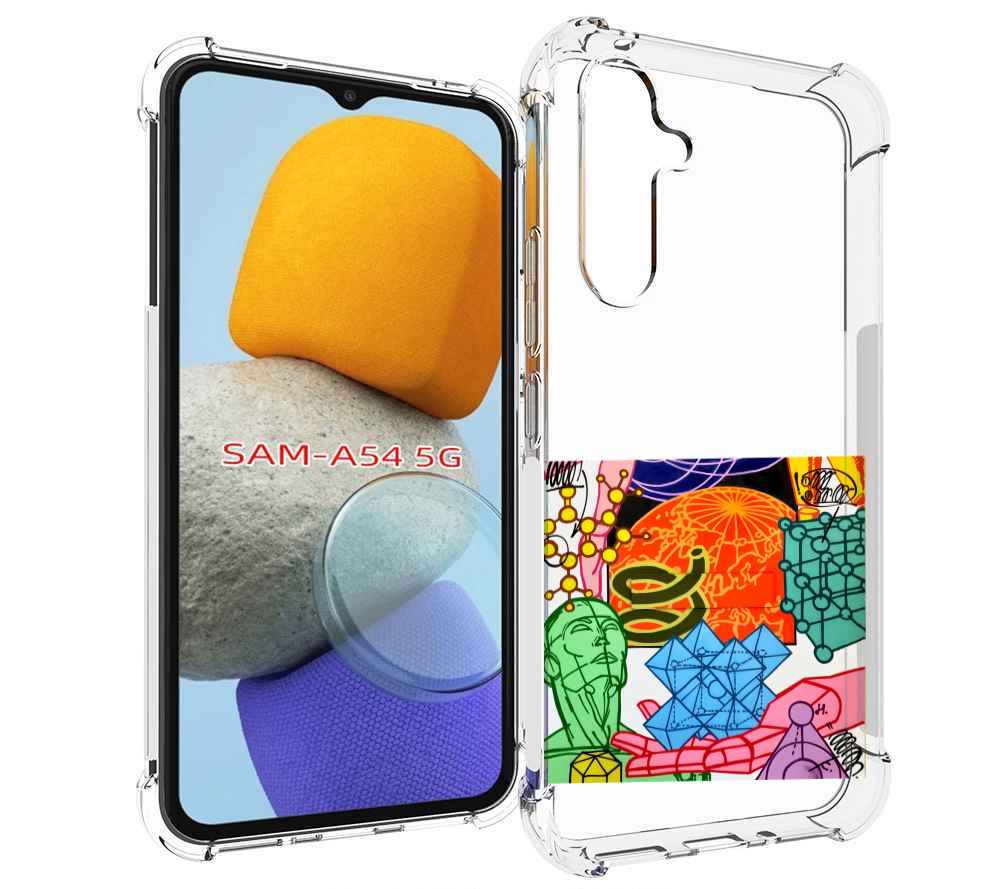

Чехол MyPads физика-химия для Samsung Galaxy A54, Tocco