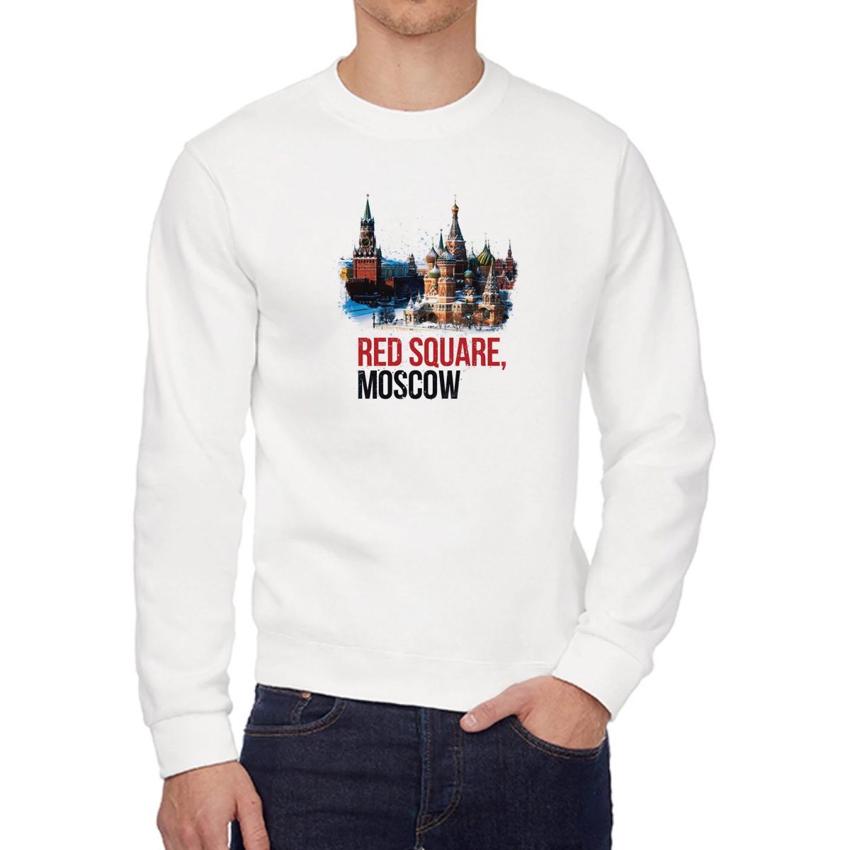 

Свитшот унисекс CoolPodarok W043377 белый 58 RU, 8W043377