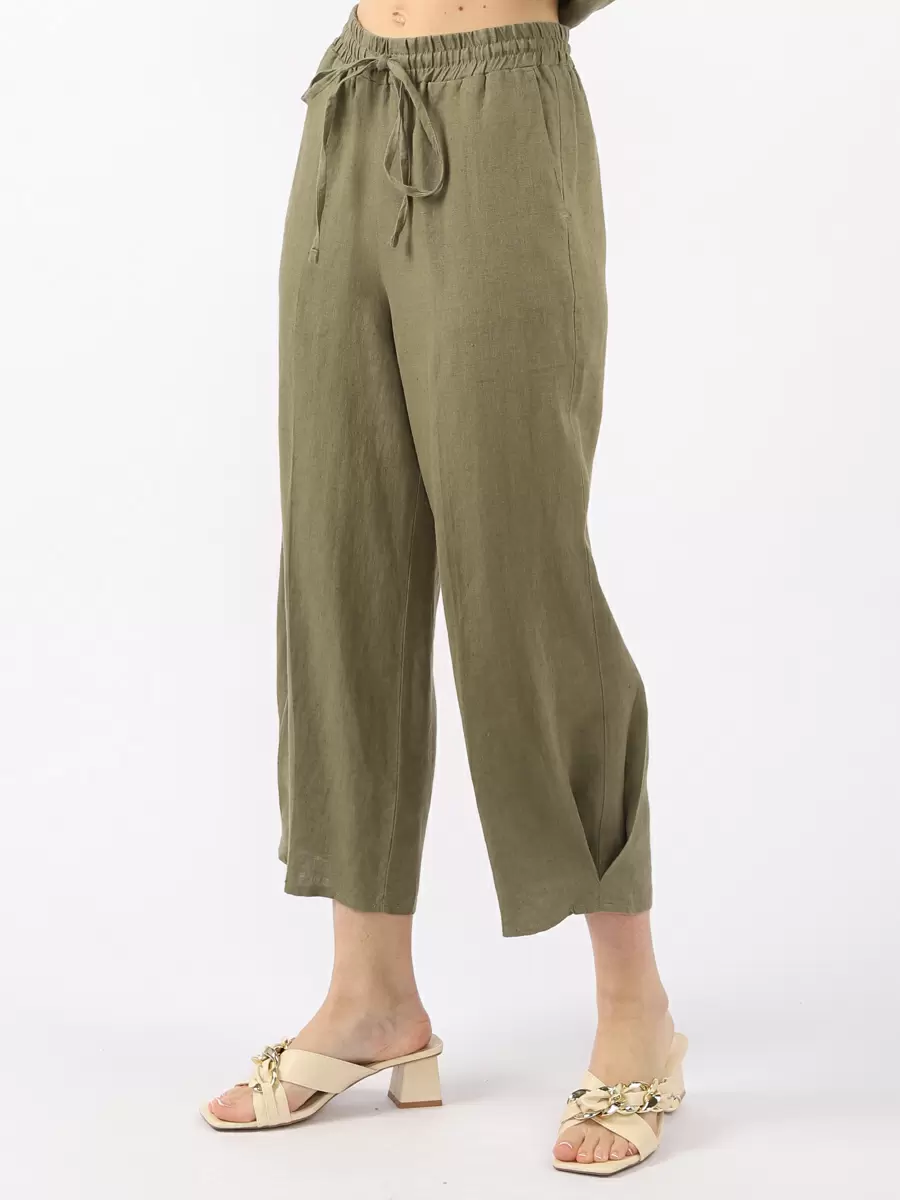 

Брюки женские EQmoda SQ71885 хаки 44 RU, SQ71885