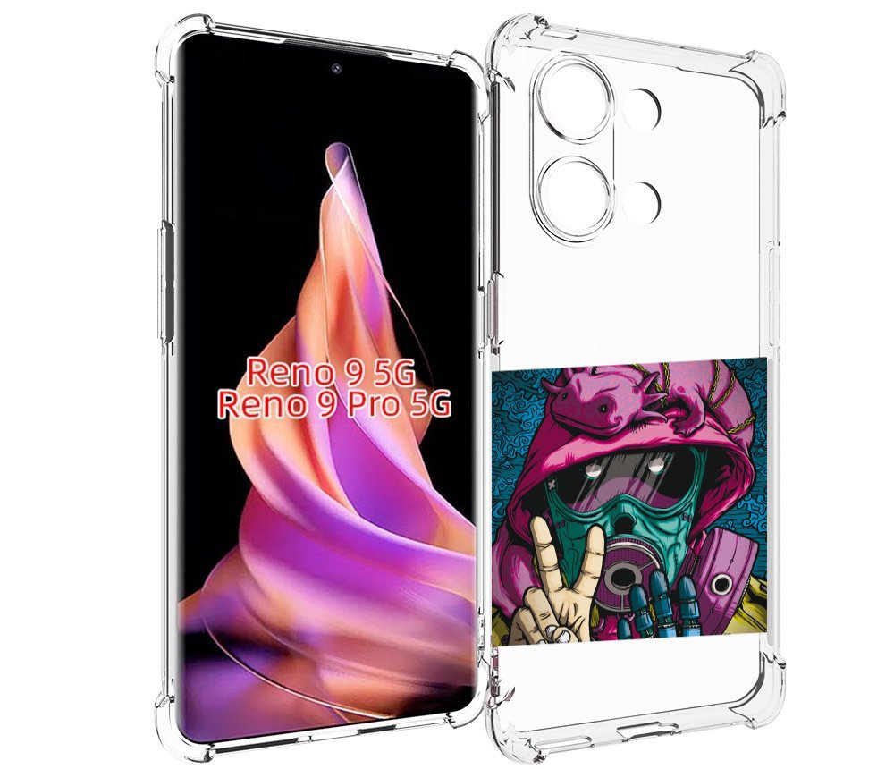 

Чехол MyPads Всем-мир для Oppo Reno 9/Reno 9 Pro, Прозрачный, Tocco