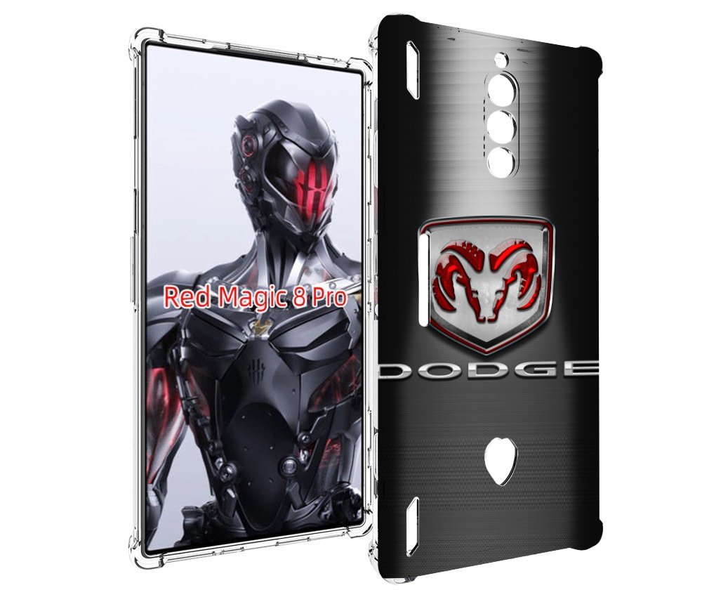 Чехол MyPads dodge додж 1 мужской для ZTE Nubia Red Magic 8 Pro / Red Magic 8 Pro Plus