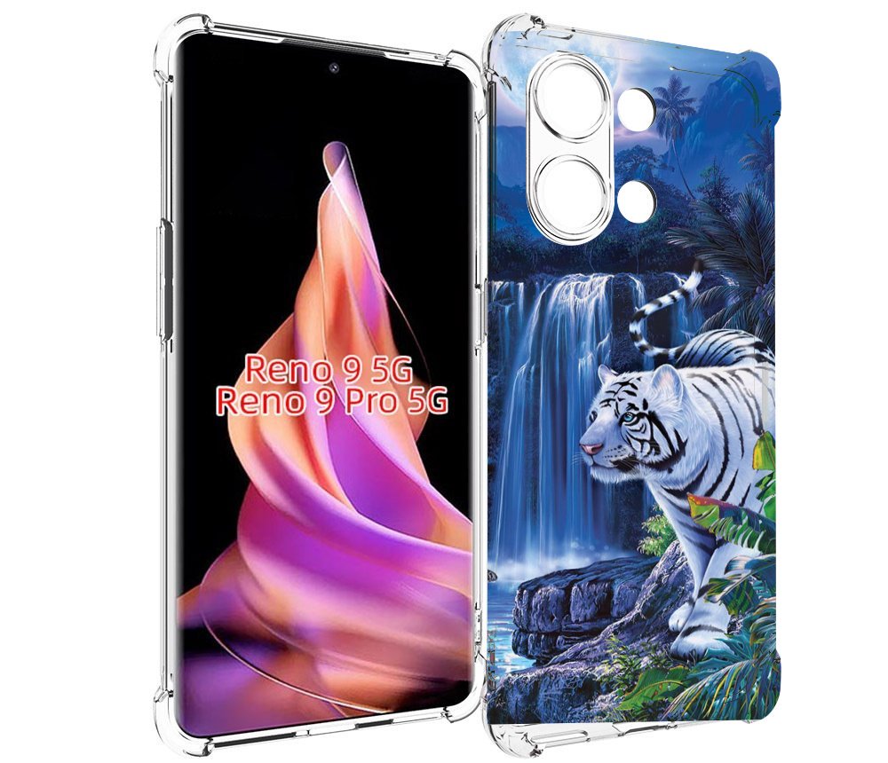 

Чехол MyPads Водопад для Oppo Reno 9/Reno 9 Pro, Прозрачный, Tocco