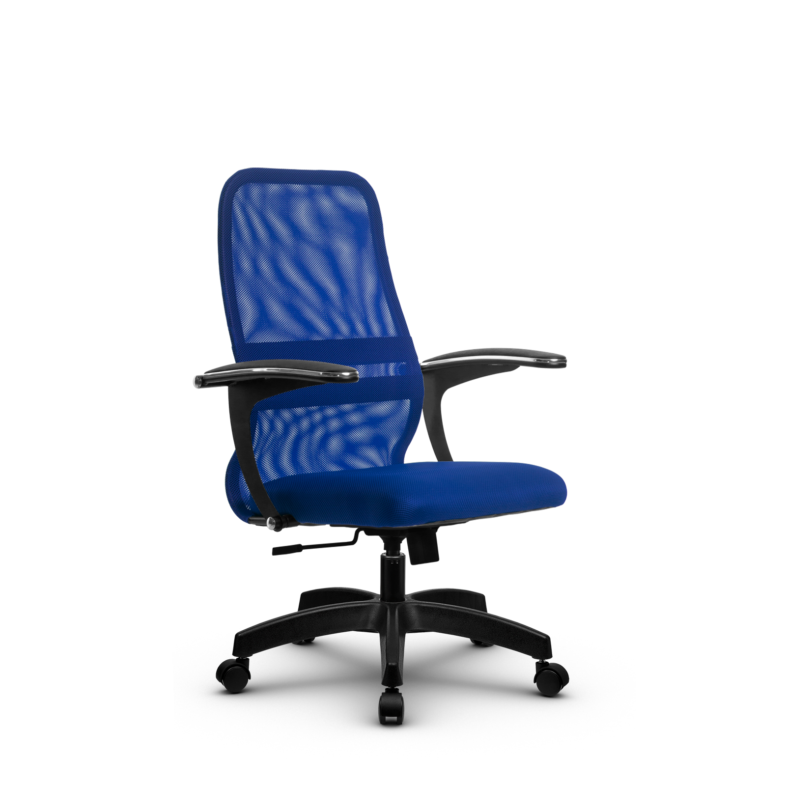 Кресло компьютерное SU-C-8/подл.160/осн.001 Синий/Синий