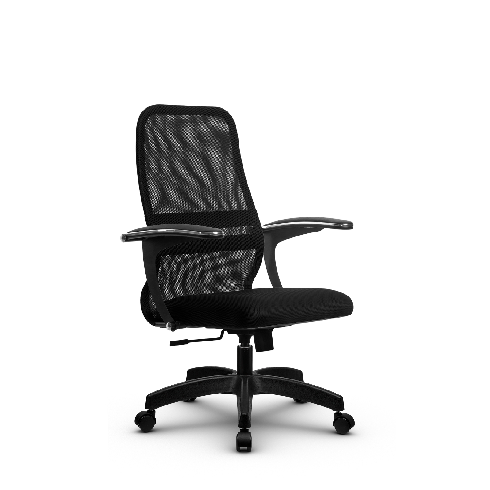 Кресло компьютерное SU-C-8/подл.160/осн.001 Черный