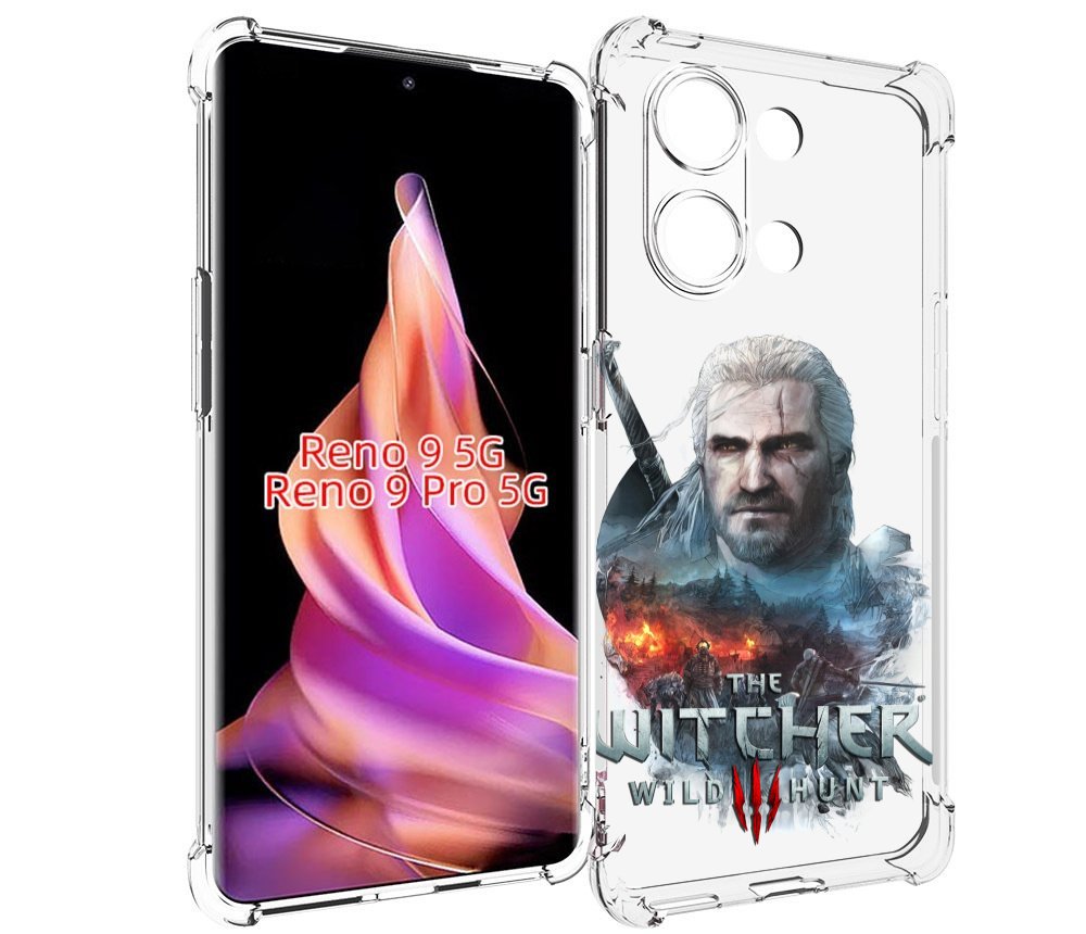 

Чехол MyPads Ведьмак для Oppo Reno 9/Reno 9 Pro, Прозрачный, Tocco