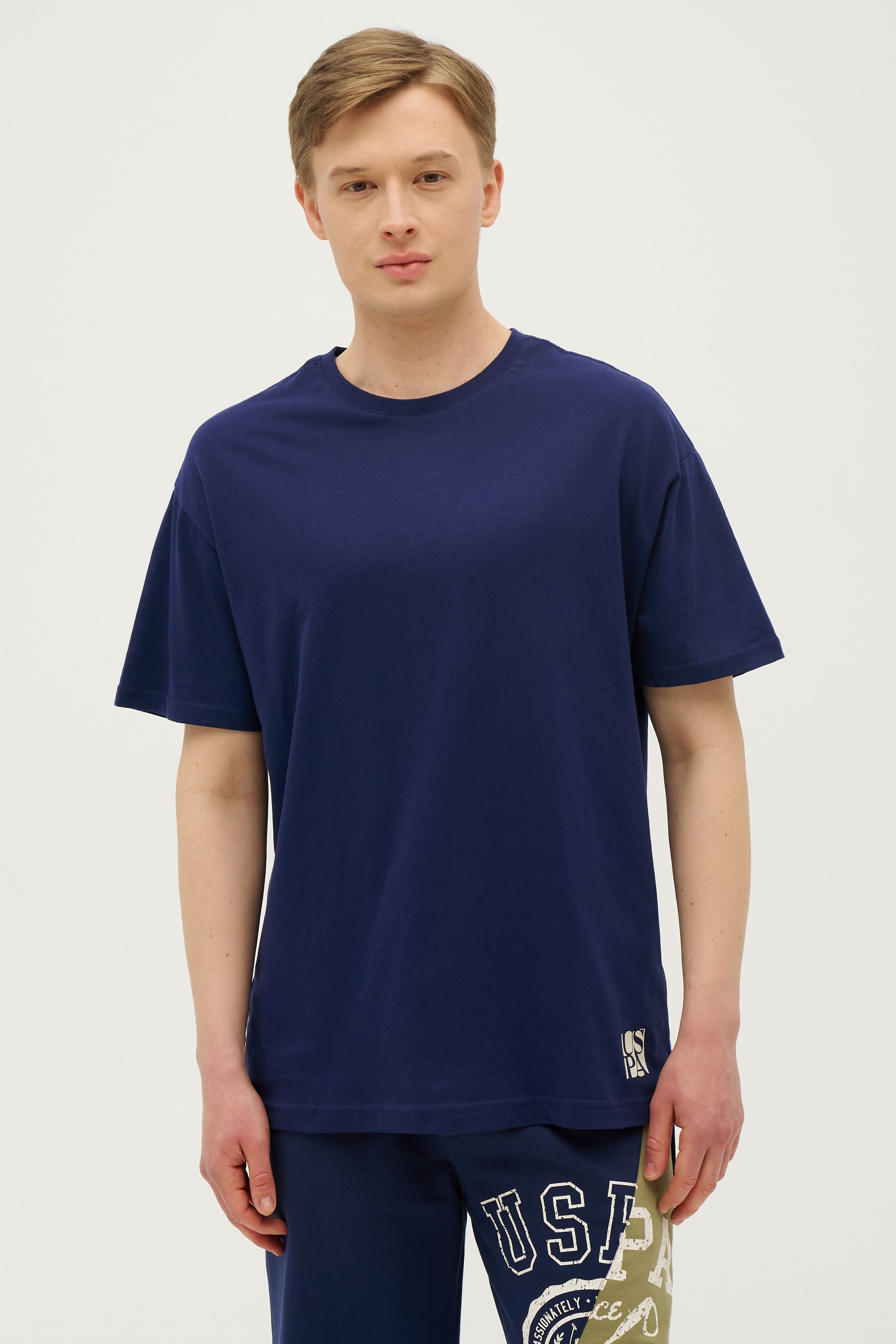 

Футболка мужская U.S. POLO Assn. G081SZ0110BUSTER-R синяя M, Синий, G081SZ0110BUSTER-R