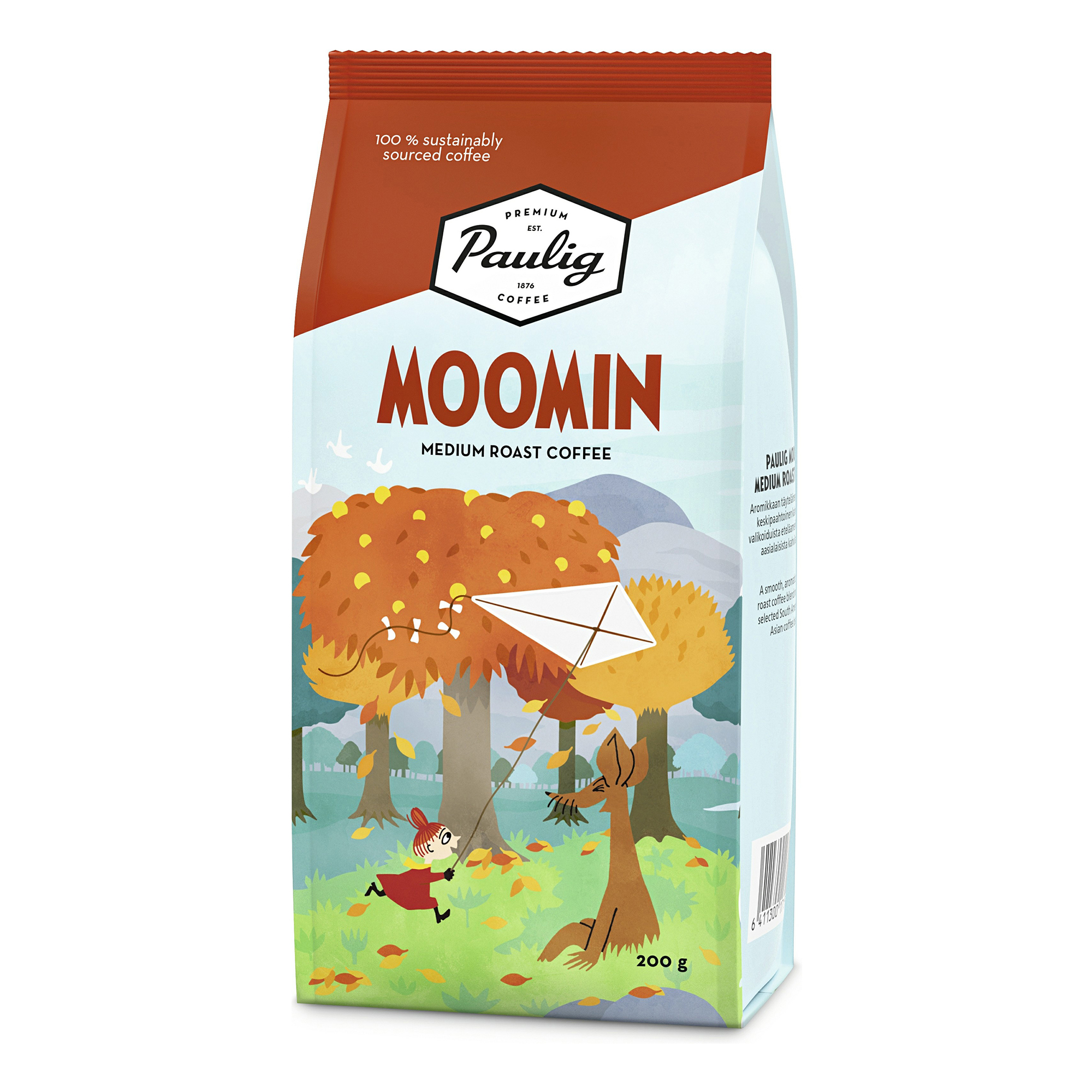 фото Кофе paulig moomin medium roast coffee blueberry молотый 200 г