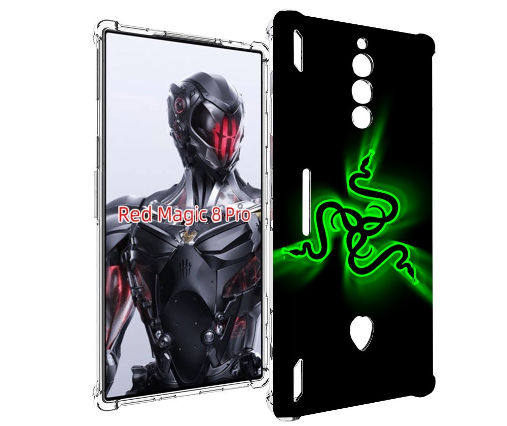 Чехол MyPads Razer для ZTE Nubia Red Magic 8 Pro / Red Magic 8 Pro Plus