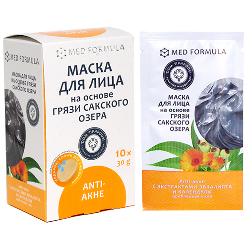 

Мануфактура Дом природы Маска для лица Anti-акне для проблемной кожи + спонж 300 г