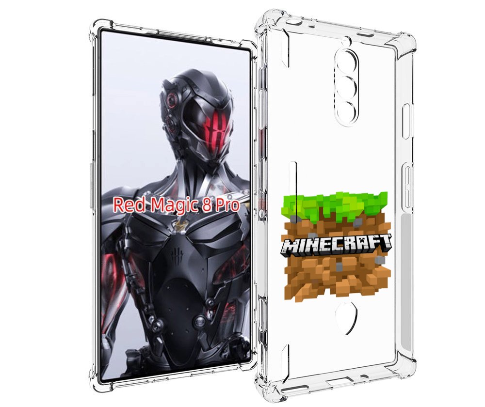 

Чехол MyPads Minecraft-2 для ZTE Nubia Red Magic 8 Pro / Red Magic 8 Pro Plus, Tocco