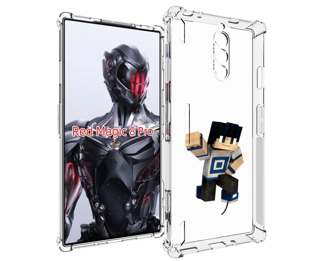 

Чехол MyPads Minecraft-1 для ZTE Nubia Red Magic 8 Pro / Red Magic 8 Pro Plus, Tocco