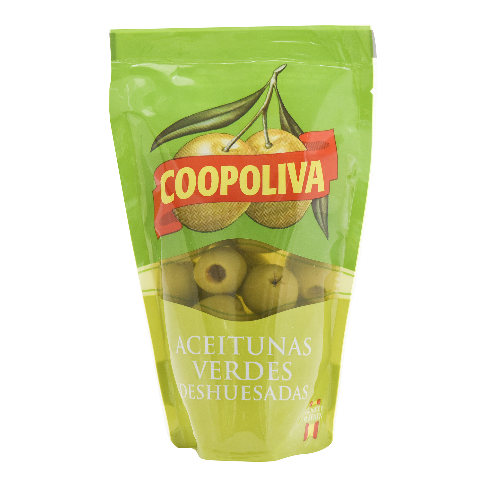 

Оливки Coopoliva зеленые без косточки 200 г