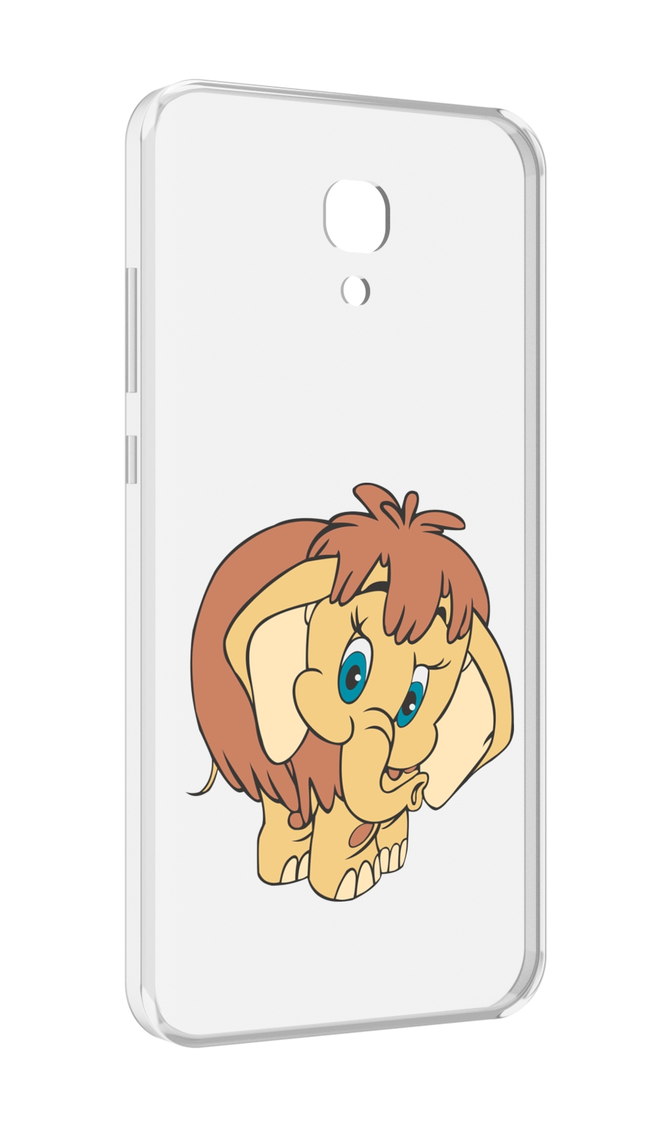 

Чехол MyPads волосатый-слоник детский для Meizu M6 (M711Q), Прозрачный, Tocco