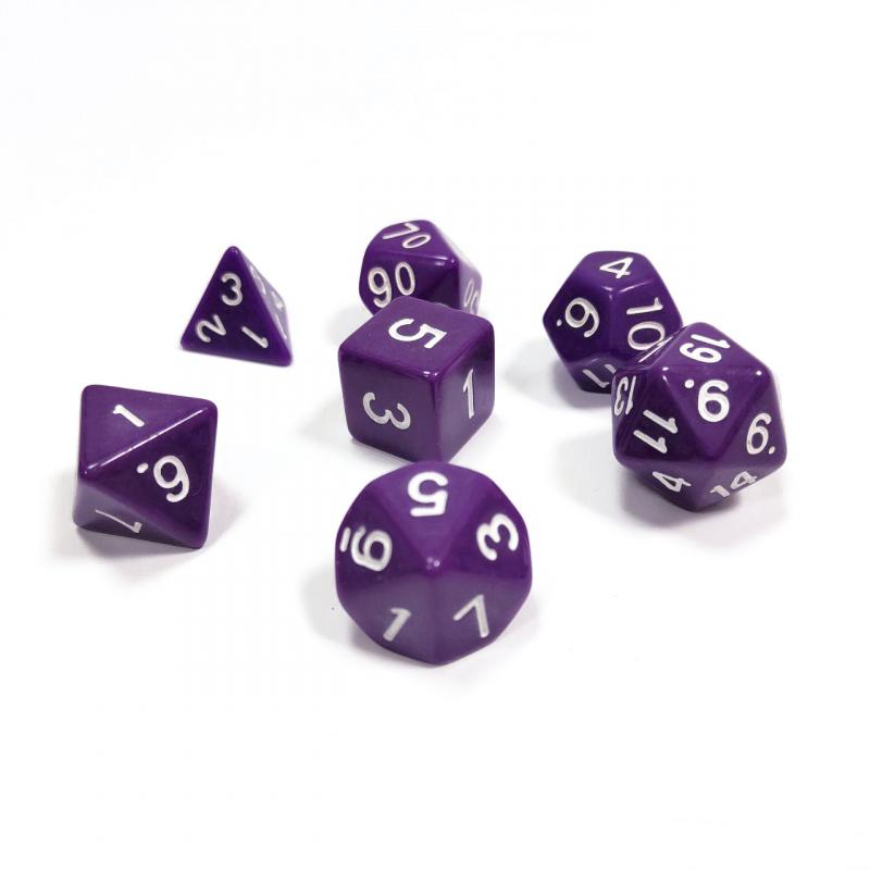 фото Набор из 7 кубиков для ролевых игр zvezda фиолетовый