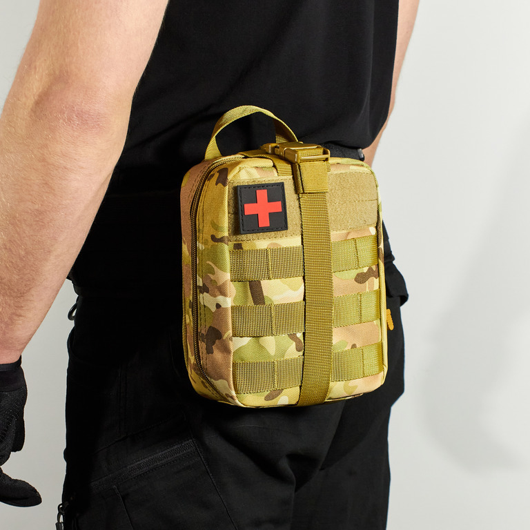 

Тактическая подвесная аптечка "RECOVERY KIT" camo, Бежевый, Тактическая подвесная аптечка "RECOVERY KIT"