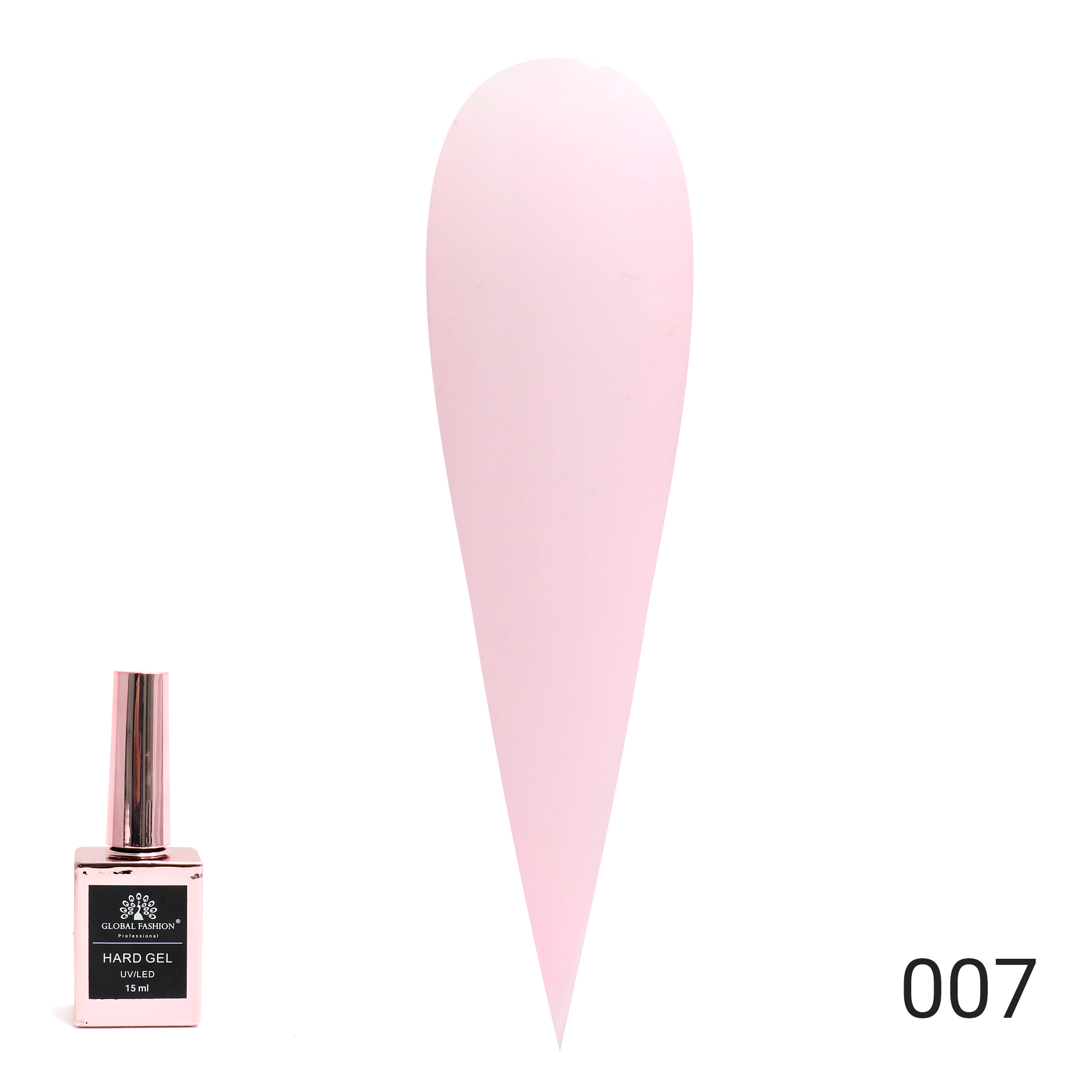 

Твёрдый гель (Hard Gel) 15 мл Global Fashion, 07