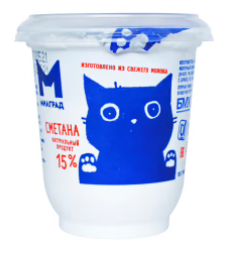 

Сметана Милград Классическая 15% БЗМЖ 315 г