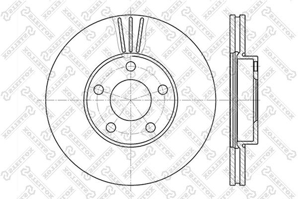 

Диск Тормозной Передний STELLOX 60204765vsx