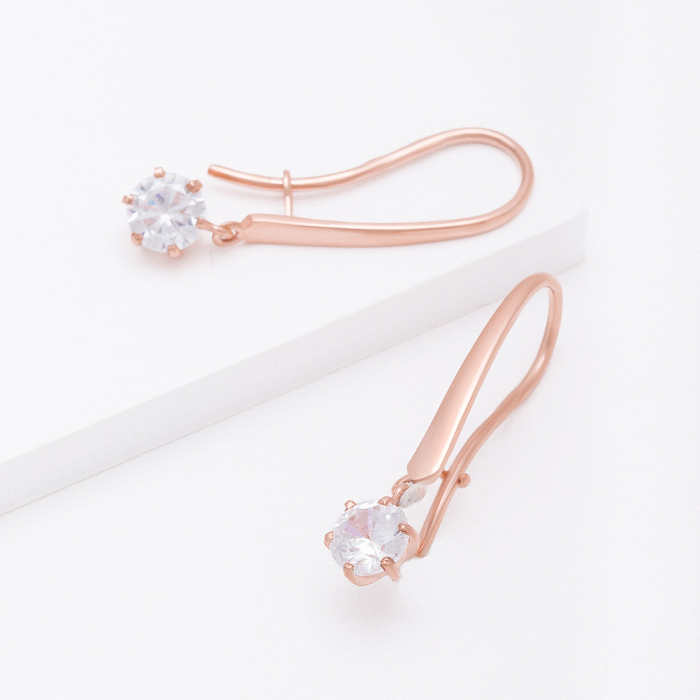 

Серьги женские из золота НАШЕ ЗОЛОТО РЫ2784741, фианит, РЫ2784741