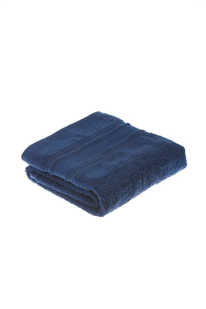фото Набор махровых полотенец tac softness 50х90+70*140 /500 г/м2(k.mavi) синий