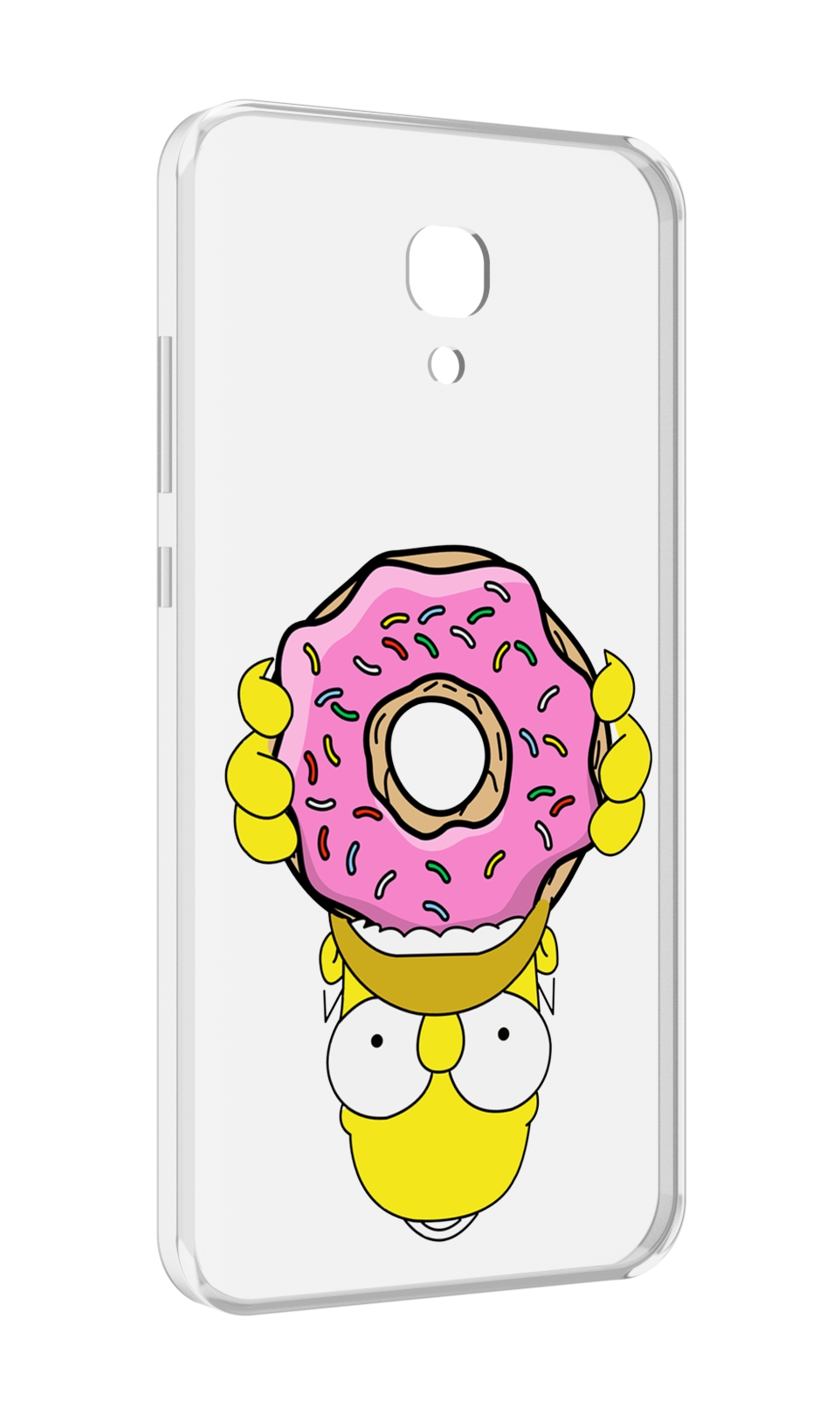 

Чехол MyPads большой-пончик для Meizu M6 (M711Q), Прозрачный, Tocco
