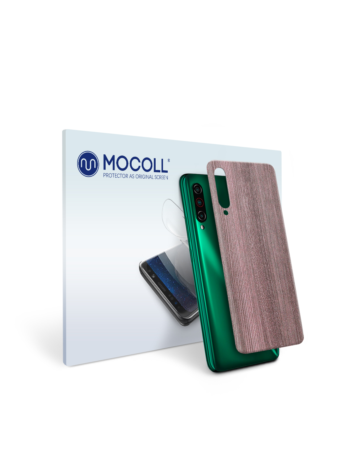 

Пленка защитная MOCOLL для задней панели Meizu 18 Дерево Дуб Сонома