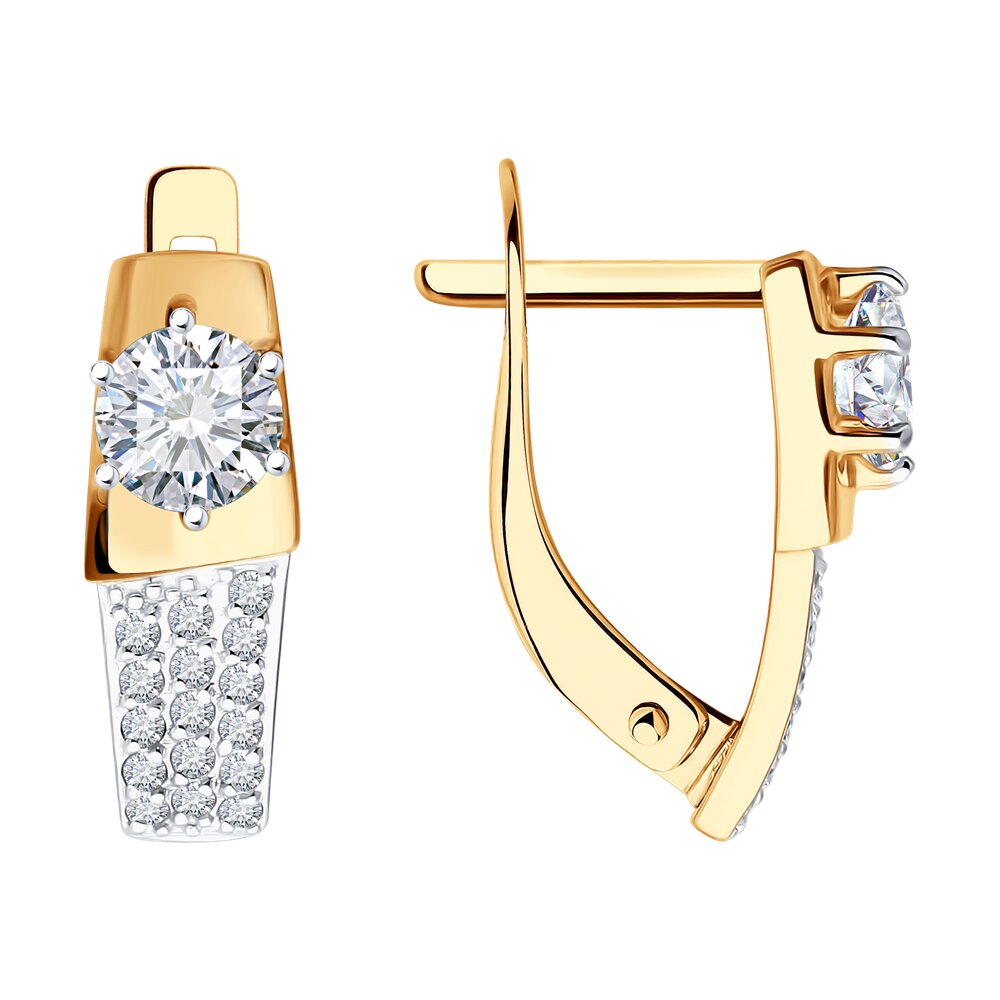 

Серьги из золота Diamant 51-120-02193-1, фианит, 51-120-02193-1