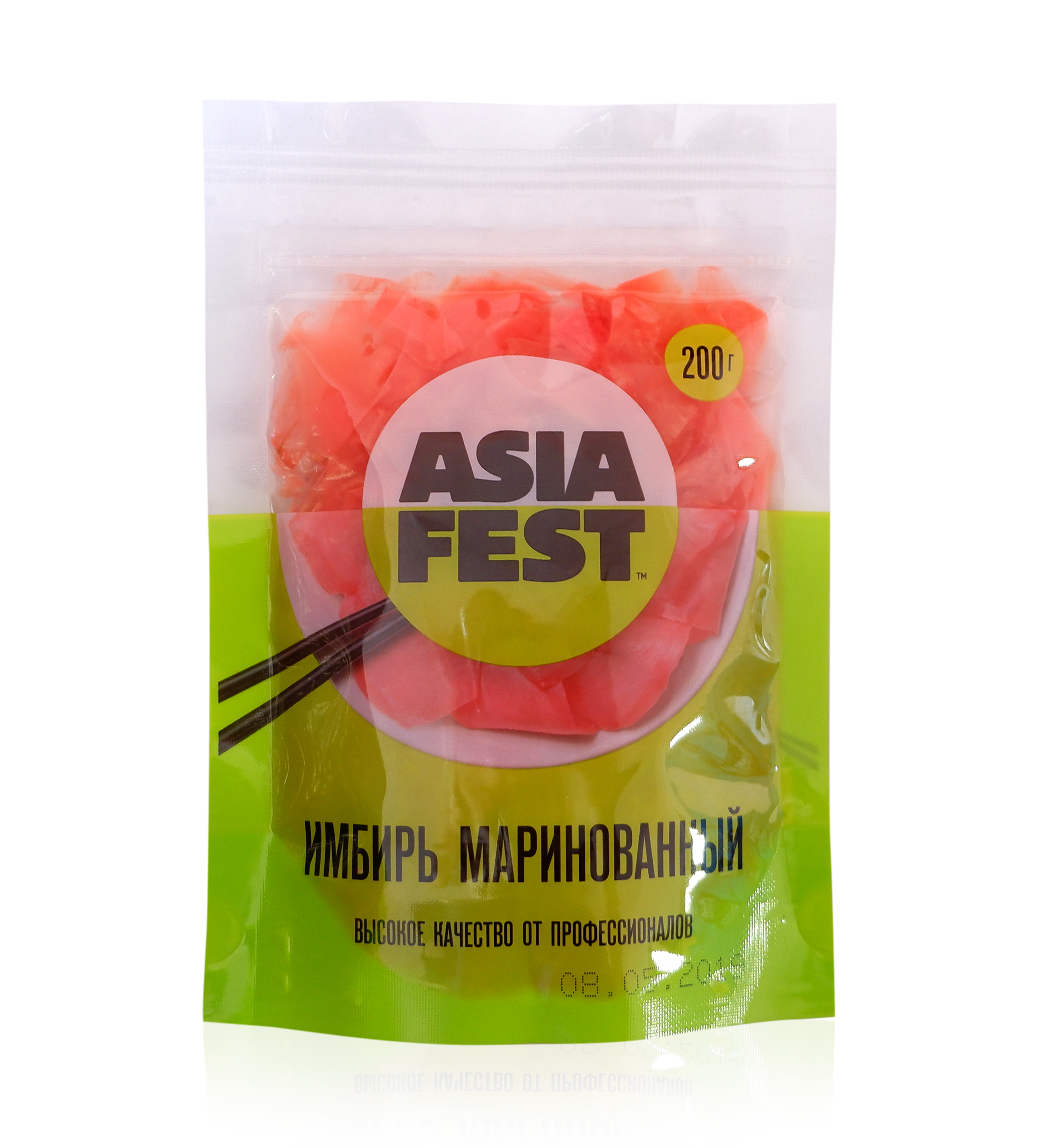 

Имбирь Asia Fest маринованный розовый 200 г