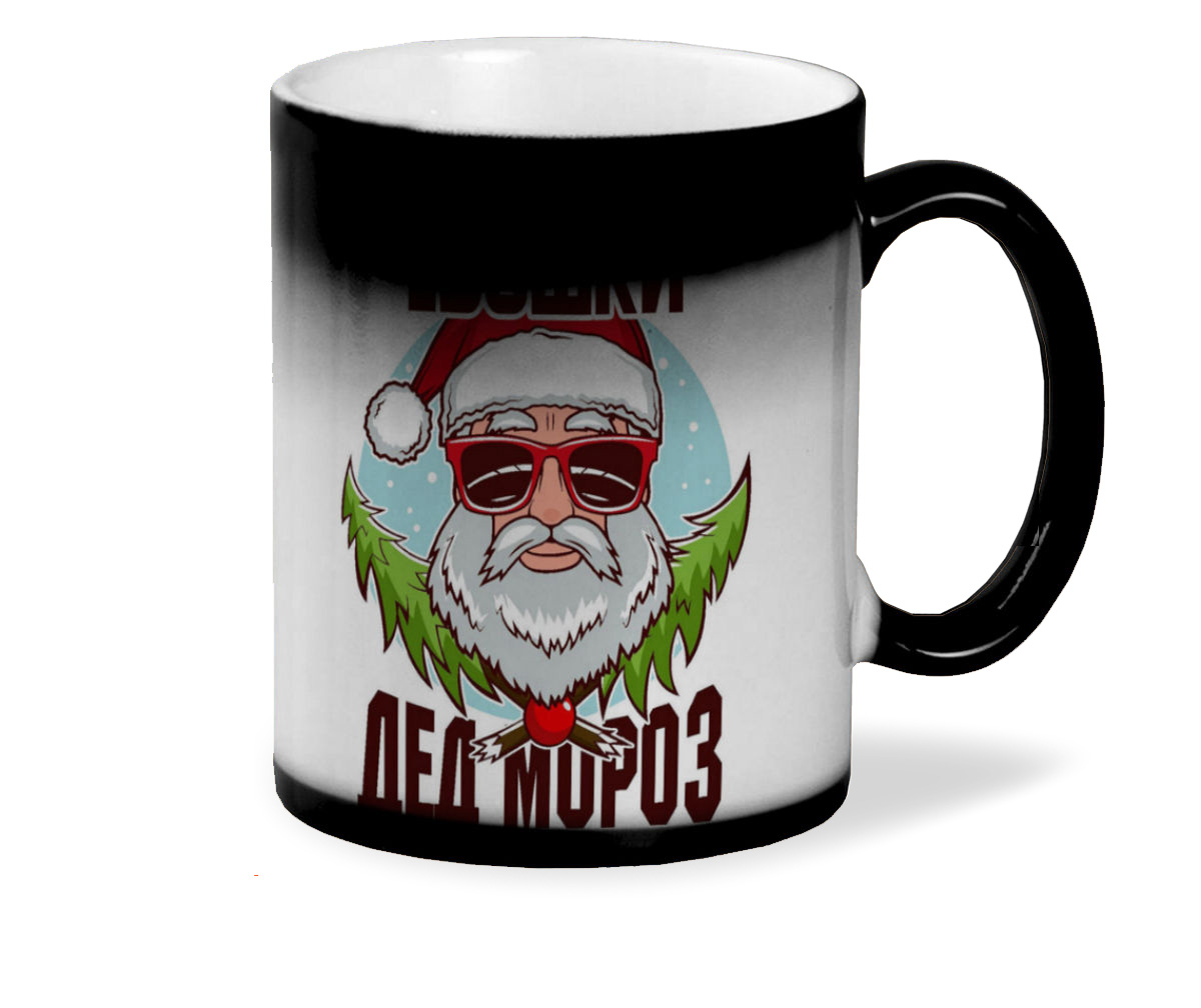 

Кружка CoolPodarok Евушки Дед Мороз в очках