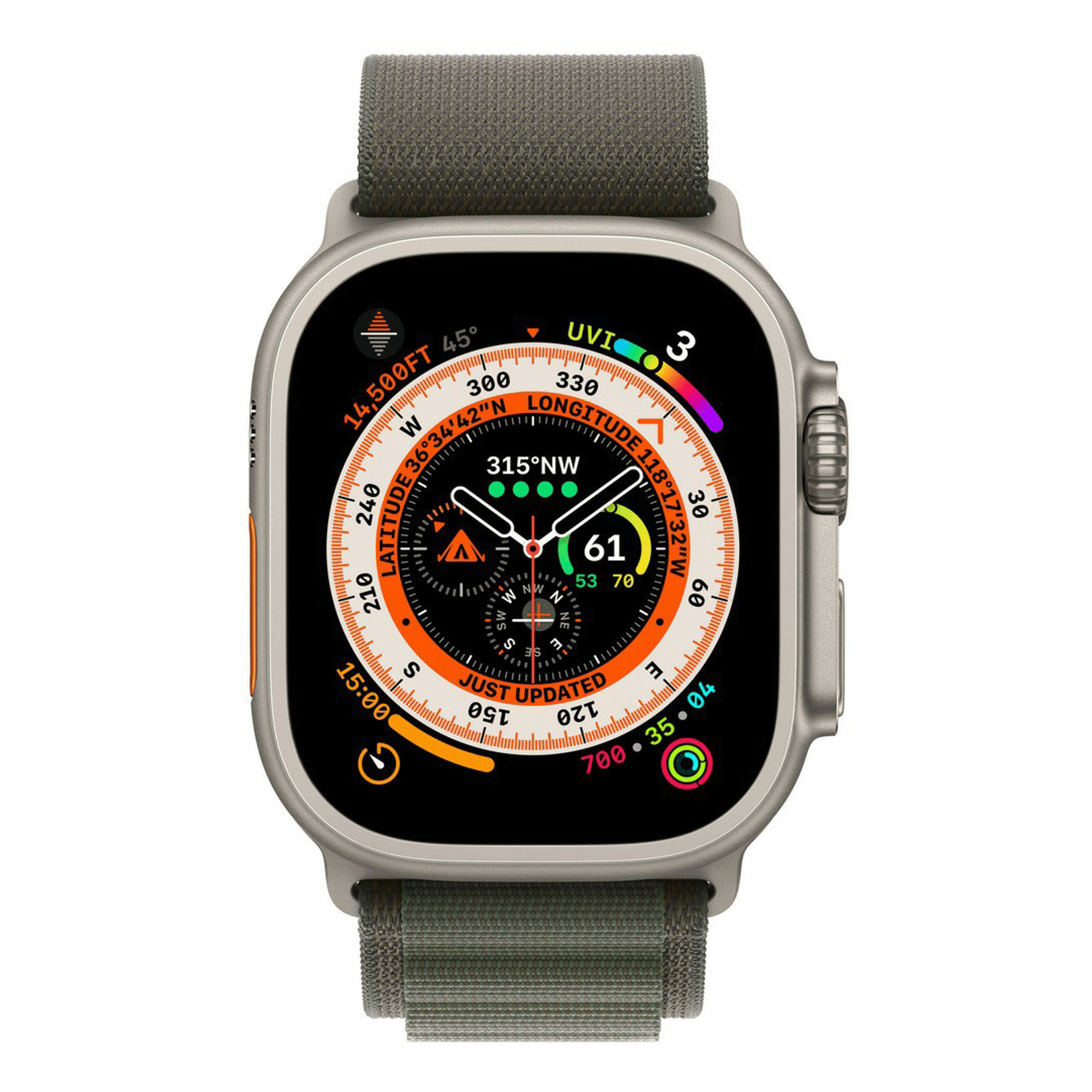 

Смарт-часы Apple Watch Ultra 49 мм M Titanium, зеленый