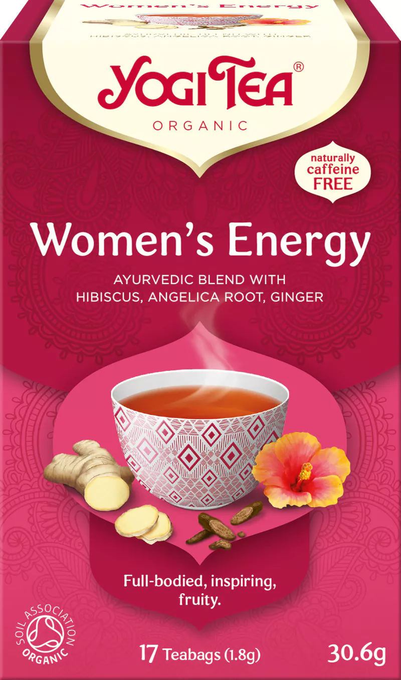 Чай в пакетиках Yogi Tea Women's Energy Женская Энергия, 17 пакетиков