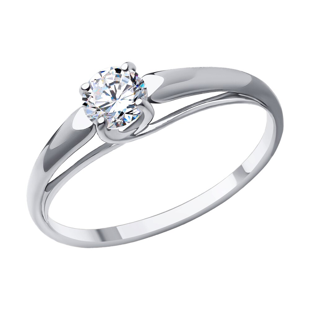 

Кольцо из золота р. Diamant 52-110-01727-1 ,, фианит, 52-110-01727-1