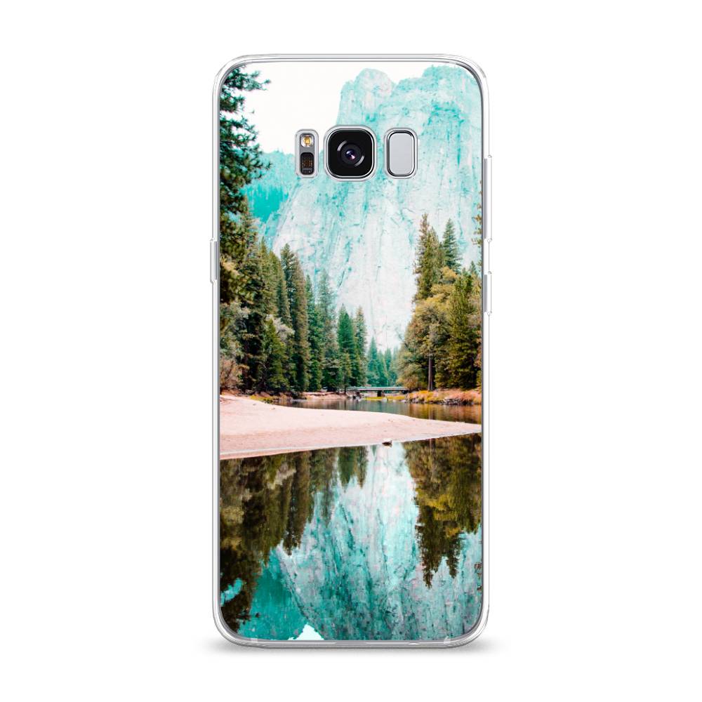 

Чехол Awog на Samsung Galaxy S8 "Горы 11", Зеленый;голубой, 24750-4