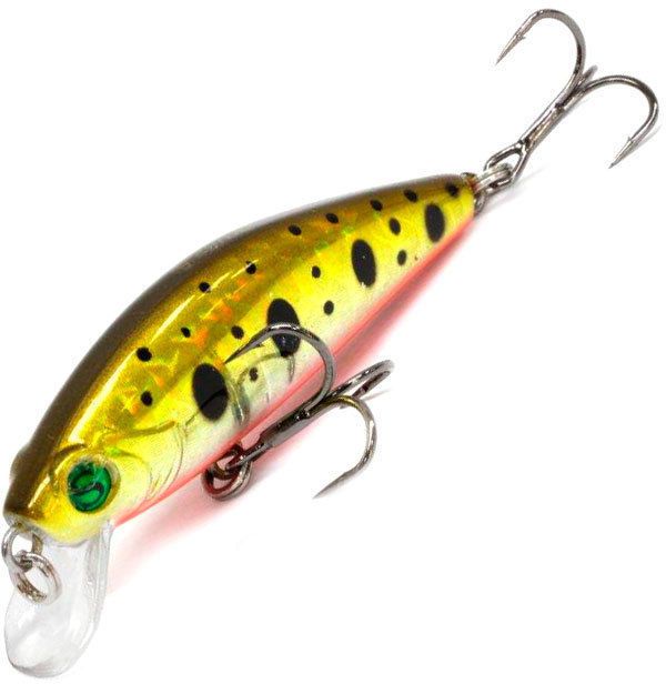

Воблер Sprut Aki Trout 50S GDN, Золотистый;серебристый;красный, Aki Trout