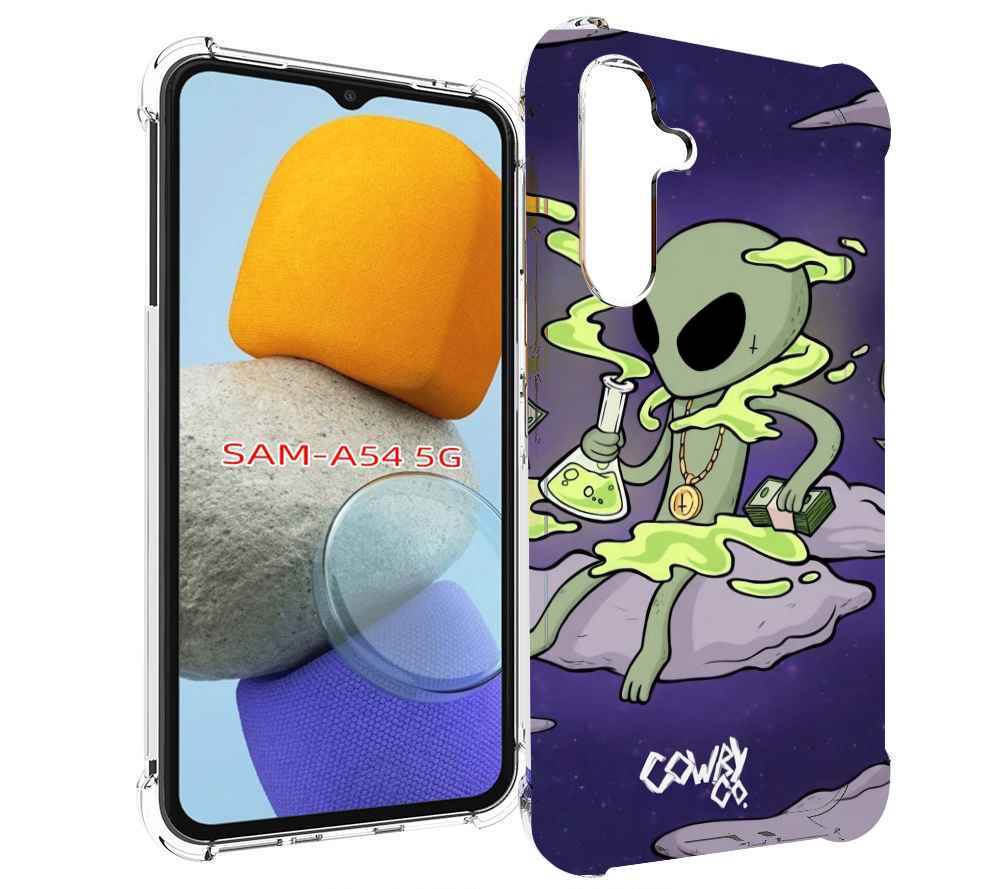 

Чехол MyPads токсичный инопланетянин для Samsung Galaxy A54, Tocco