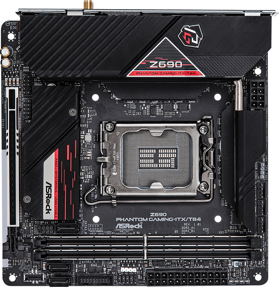 фото Материнская плата asrock (z690 phantom gaming-itx/tb4)