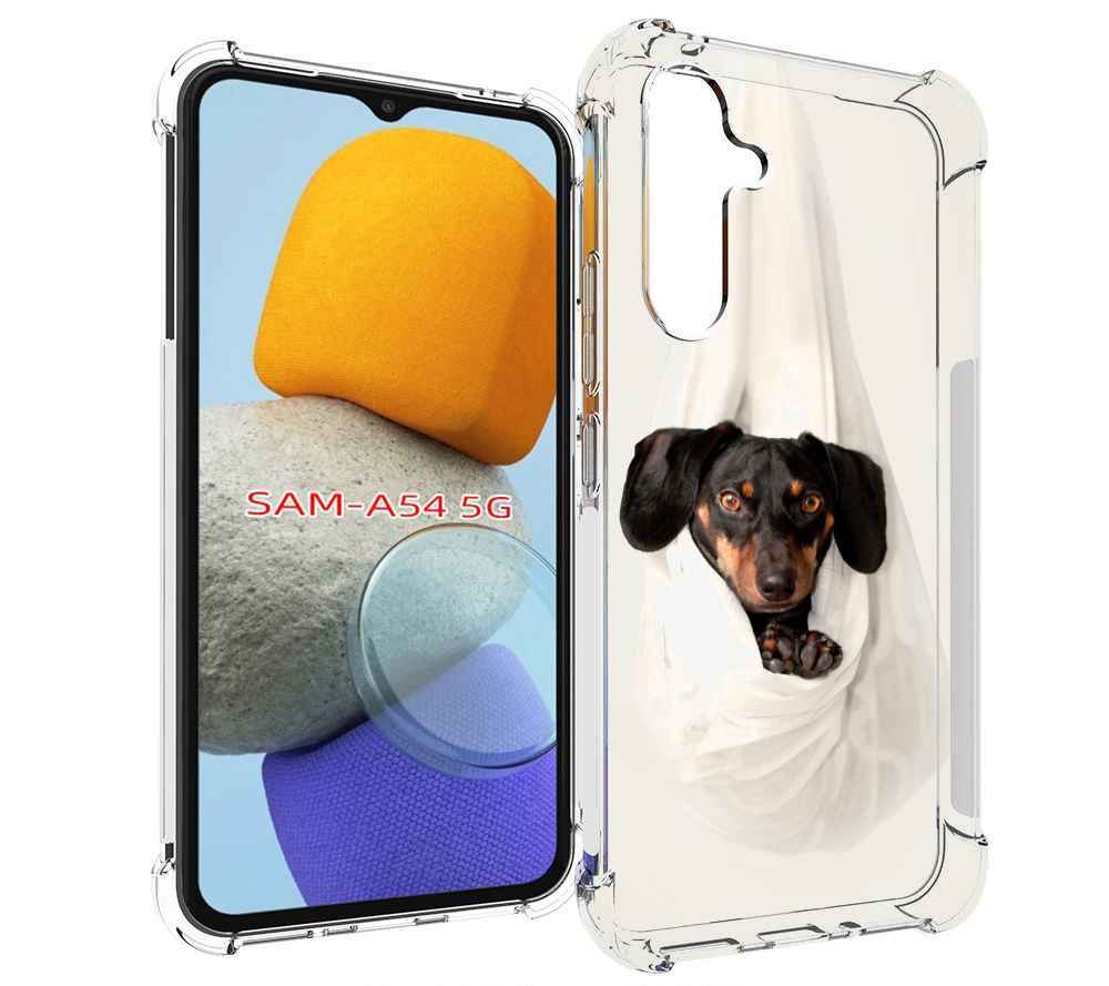 

Чехол MyPads такса собака для Samsung Galaxy A54, Tocco
