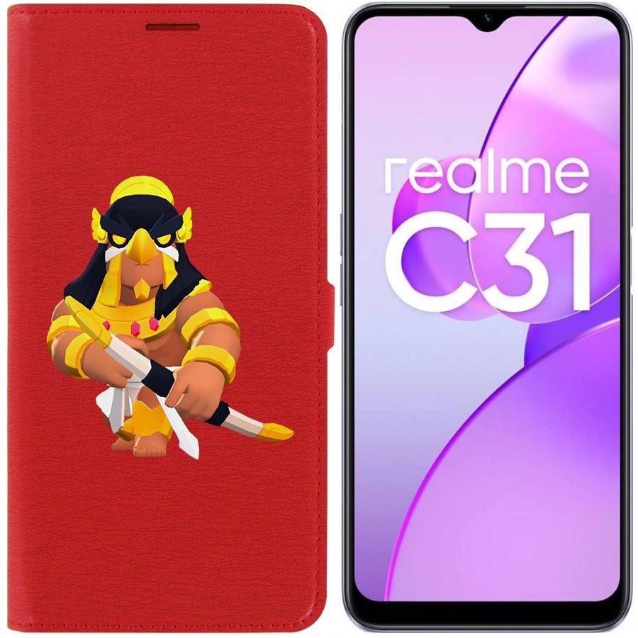 

Чехол-книжка Eco Book для Realme C31 Brawl Stars-Бо Хорус